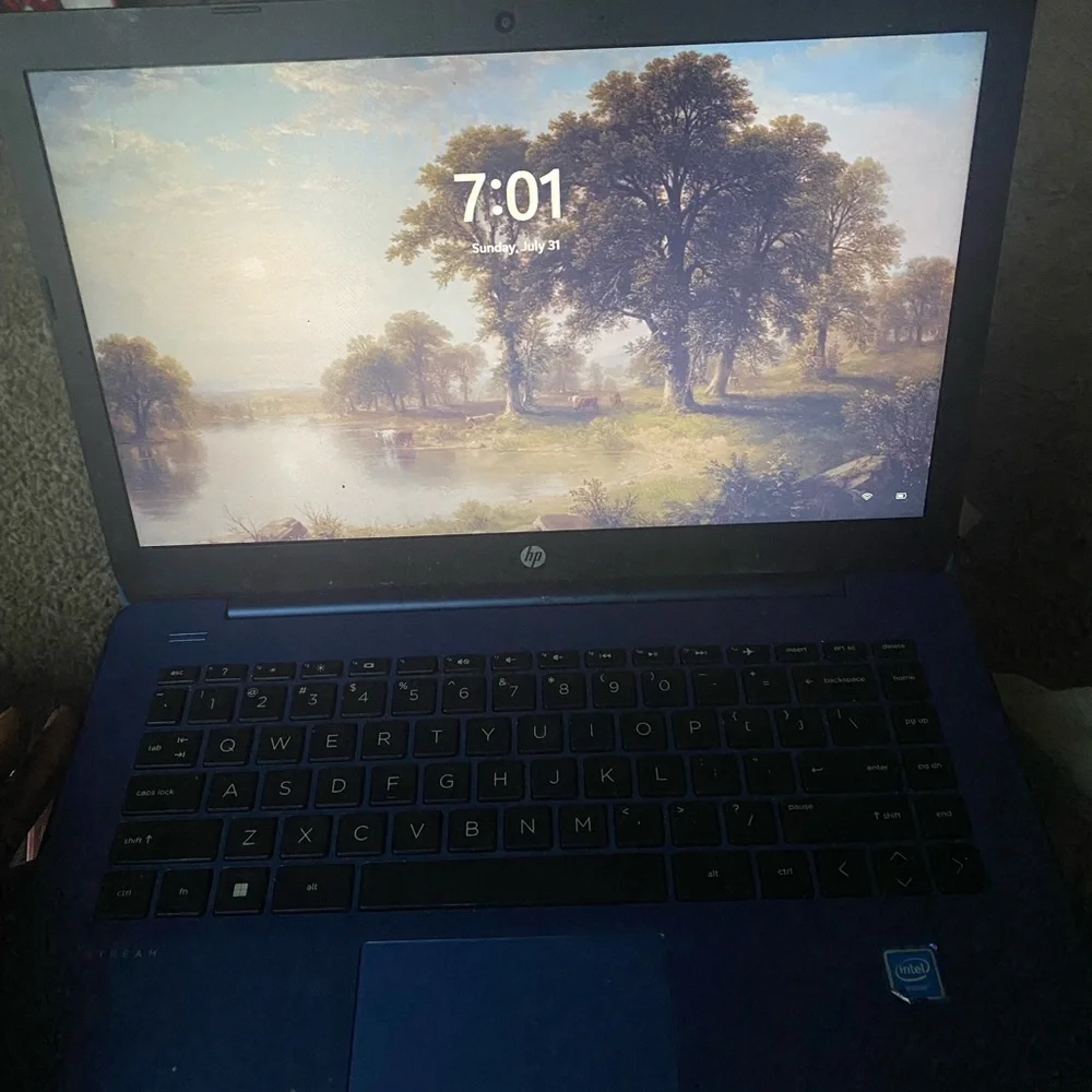 Blue Hp stream laptop